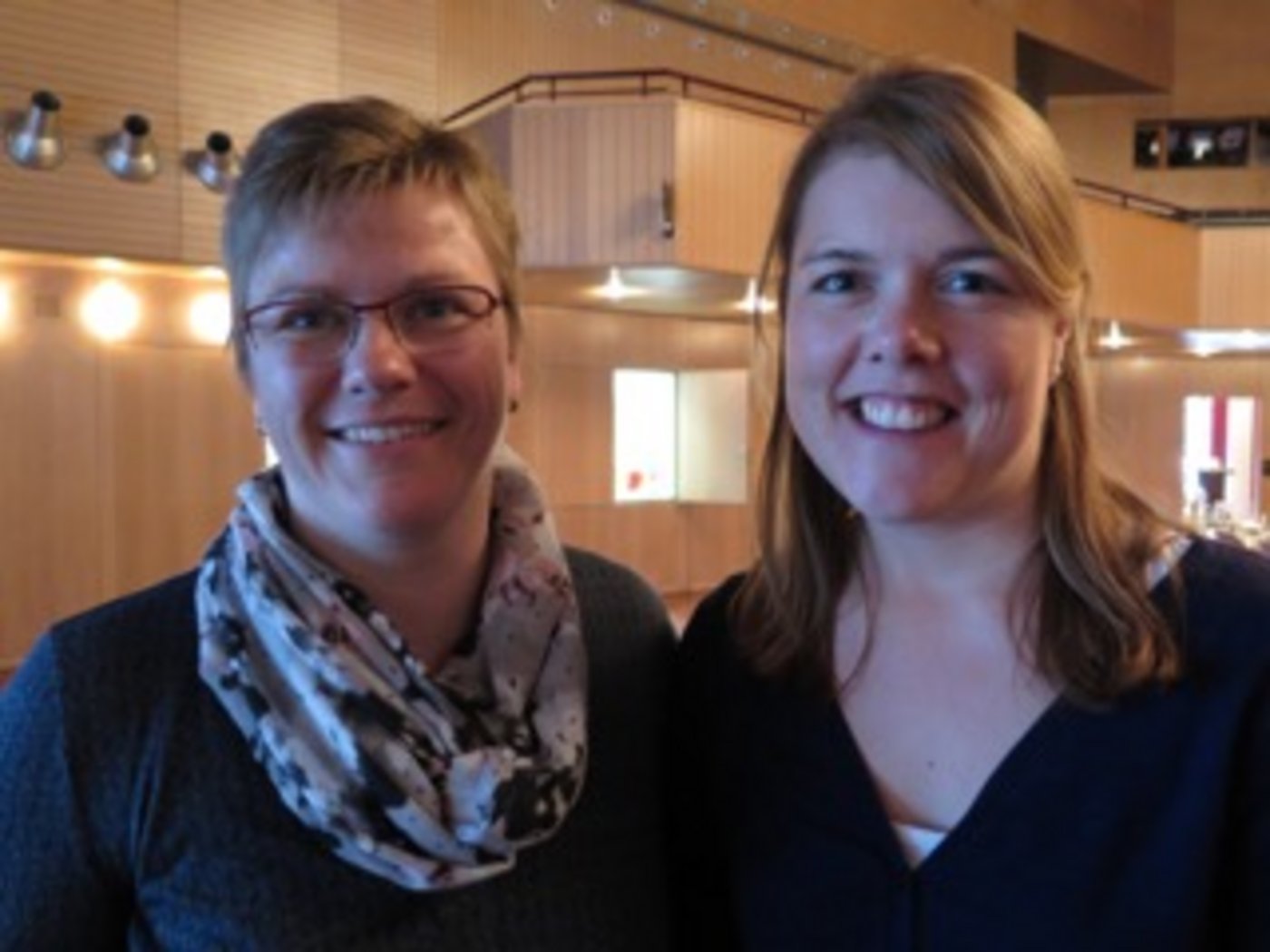 Die neuen Vorstandsmitglieder bei den Zuger Bäuerinnen: Martha Bircher (l.) und Eveline Blaser  (Bild Rita Meier)