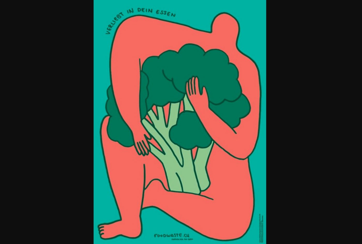 «Apprecier ce n’est pas jeter» von Noémi Fatio, Studierende Visuelle Kommunikation, 2. Semester. Eine von 15 Arbeiten aus dem Studienprojekt. (Bild zVg)