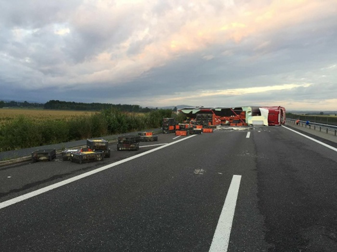 4500 Hühner verloren bei dem Unglück ihr Leben. (Bild Kantonspolizei Freiburg)