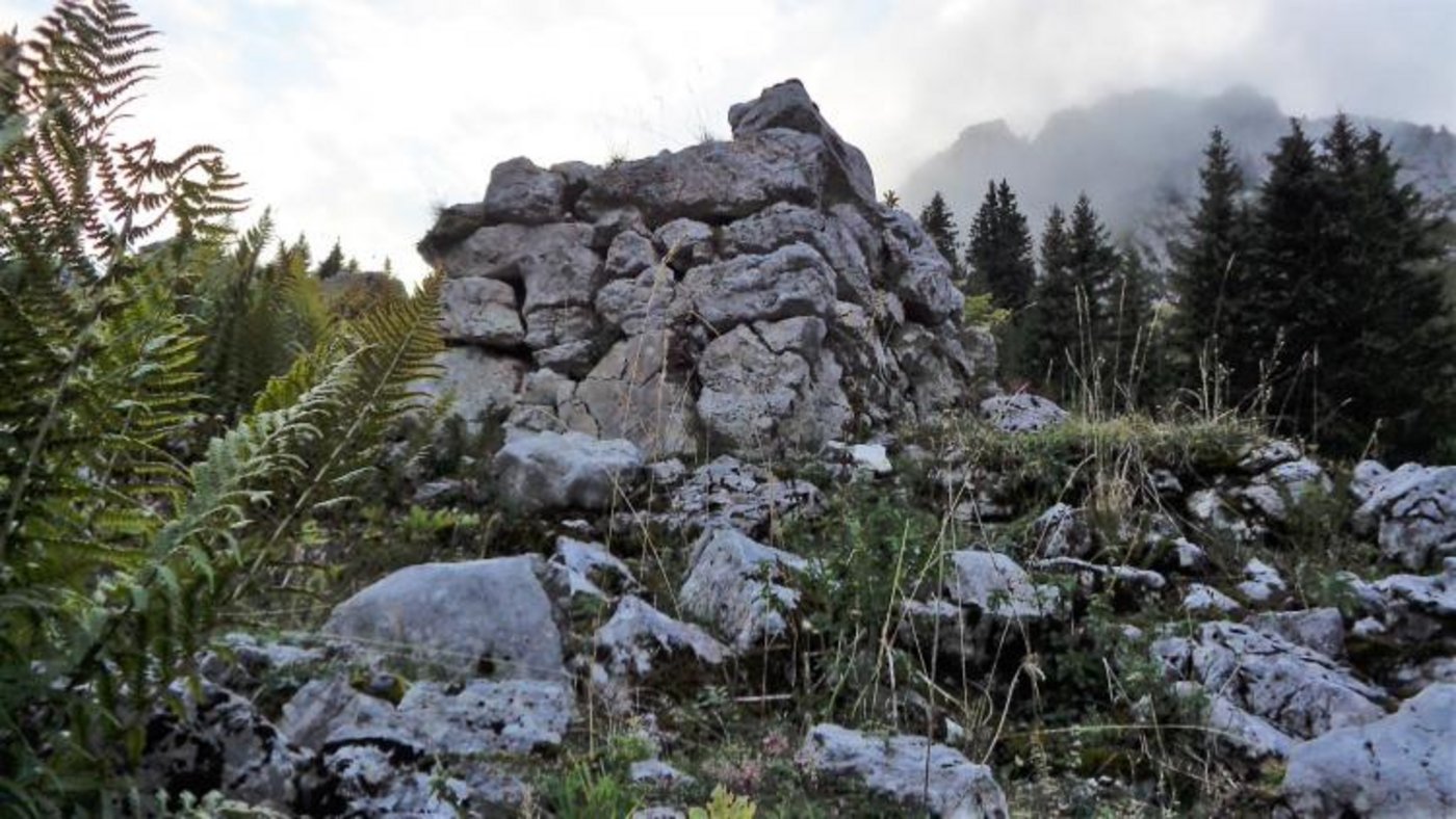 Die Ruine auf dem Thaan. (Bild Christian Haueter)