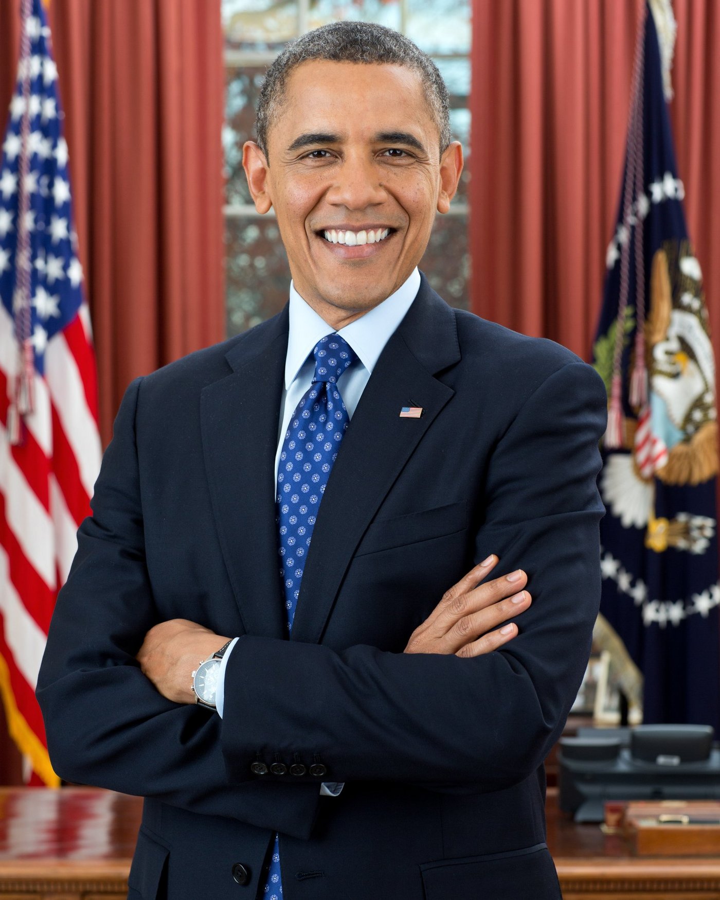 Schafe können sich dieses Gesicht merken: Barack Obama auf einem offiziellen Foto aus seiner Zeit aus US-Präsident. (Bild Pete Souza)