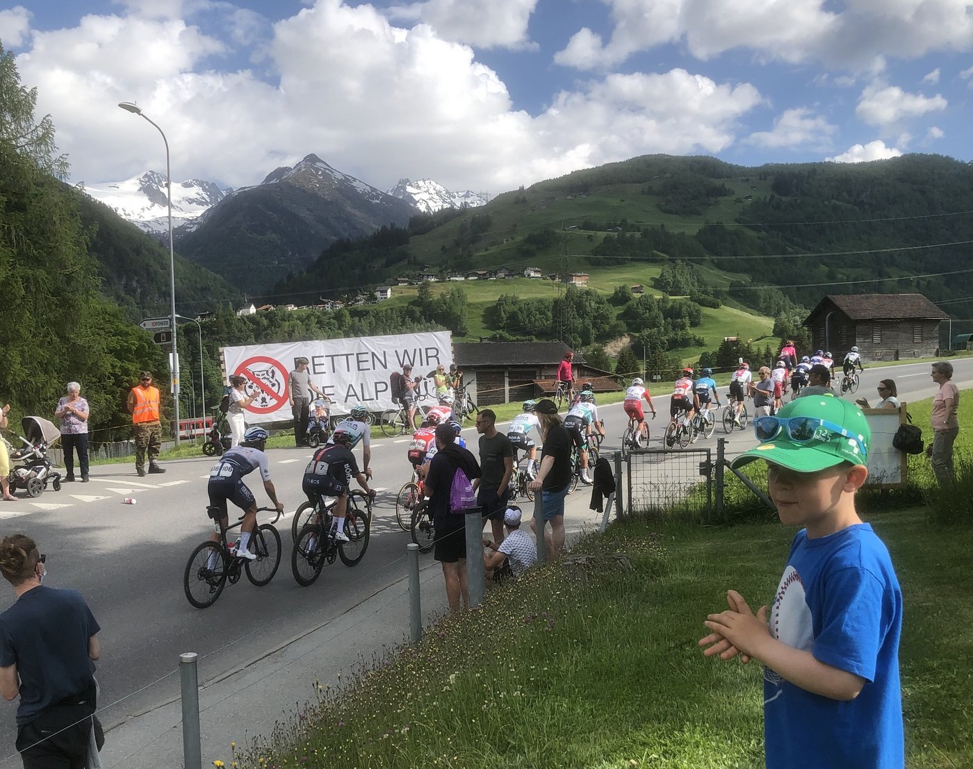 Auch in Disentis waren die Plakate zu sehen. 