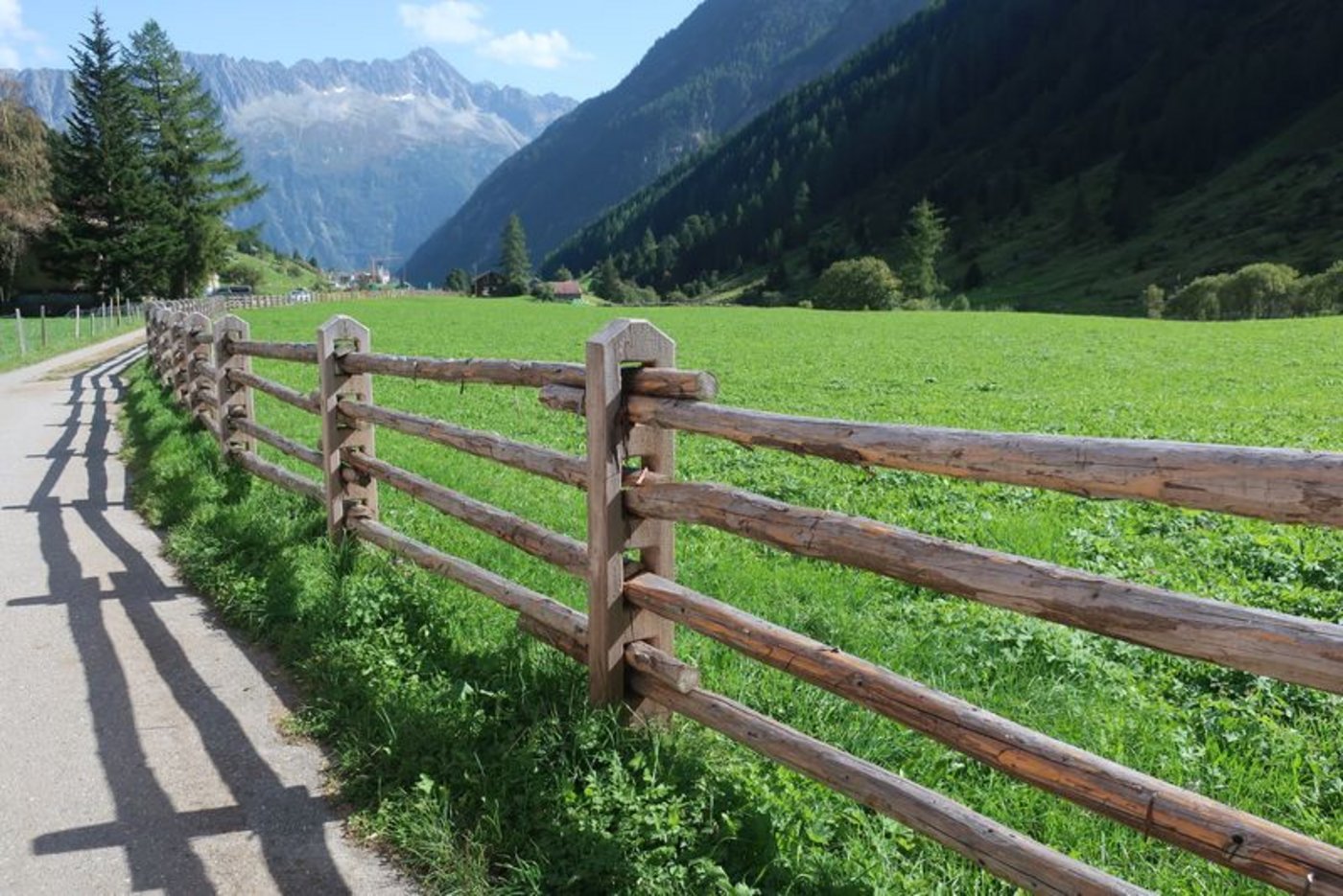 Ein Projekt, das vom FLS gefördert wurde, ist der Wiederaufbau der historischen Holzzäune in Meiental UR. (Bild FLS)