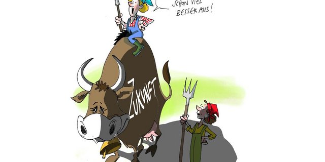 Der 26. Tag der Bäuerin an der OLMA widmet sich dem Thema «Zukunftsängste oder neue Perspektiven? Bäuerinnen packen ihre Zukunft unterschiedlich an.» (Grafik zVg)