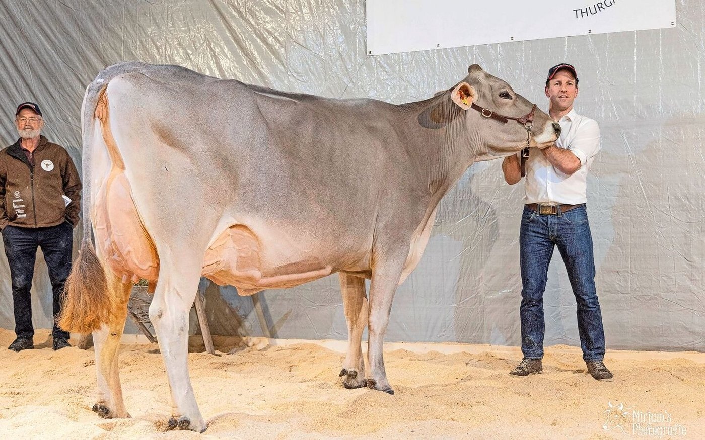 Valencia von Christian Kern aus Amlikon-Bissegg wurde sowohl Grand Champion wie auch Schöneuter-Siegerin.
