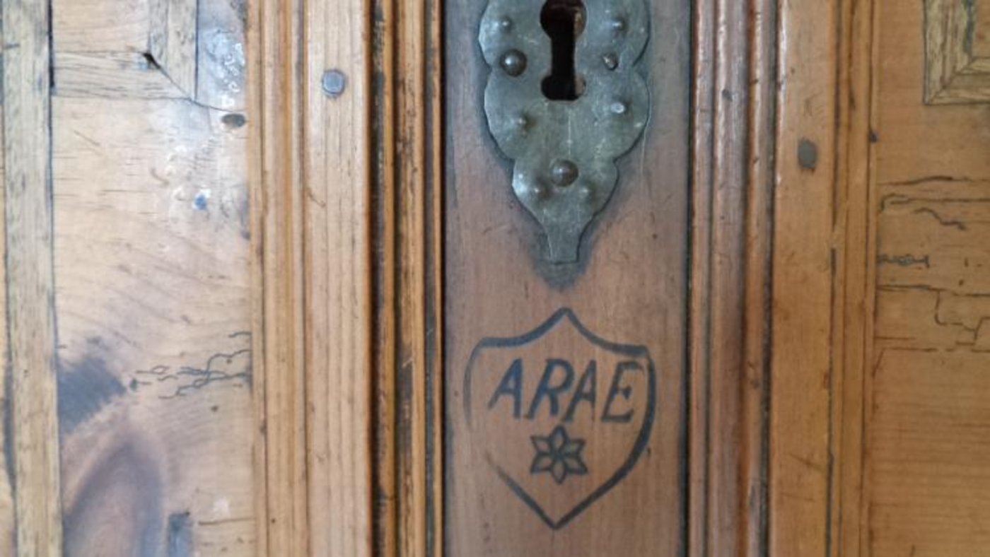 Andereggs Truhe aus dem Jahr 1695. (Bild Christian Haueter)