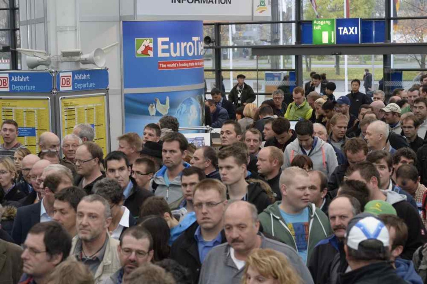 Grosser Besucherandrang auf dem Messegelände in Hannover. (Bild zVg)