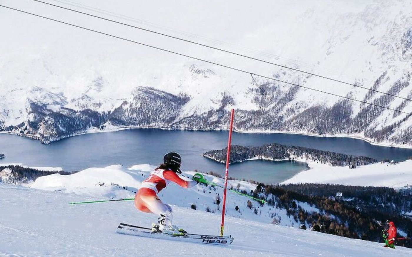 Eliane Christen fährt vor allem auf Slalom- und Riesenslalomstrecken. Sie liebt es, in der Bergwelt unterwegs zu sein.  