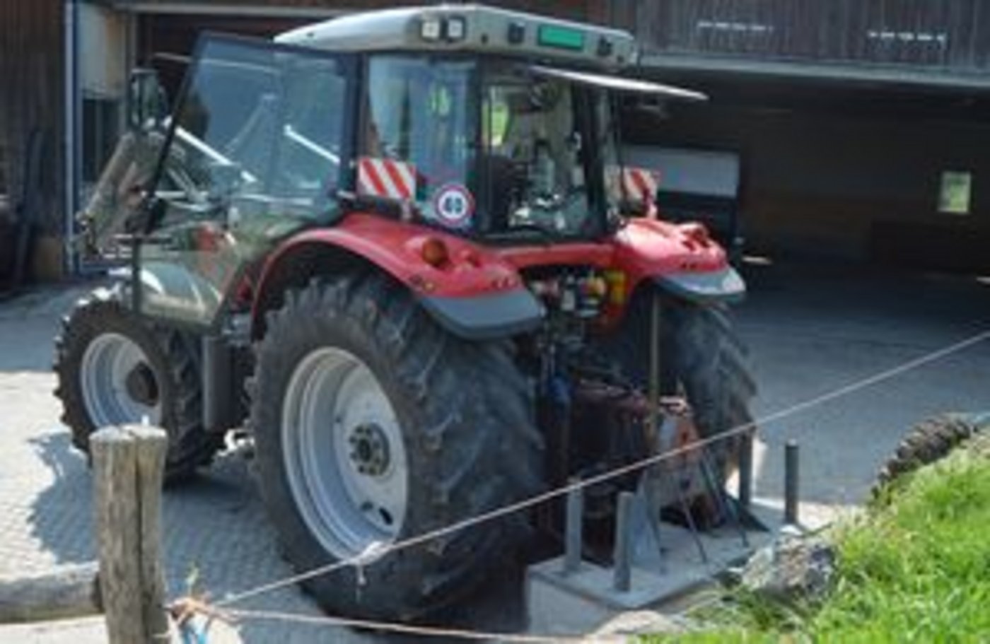 Die Unfallstelle. (Bild Kapo AR)