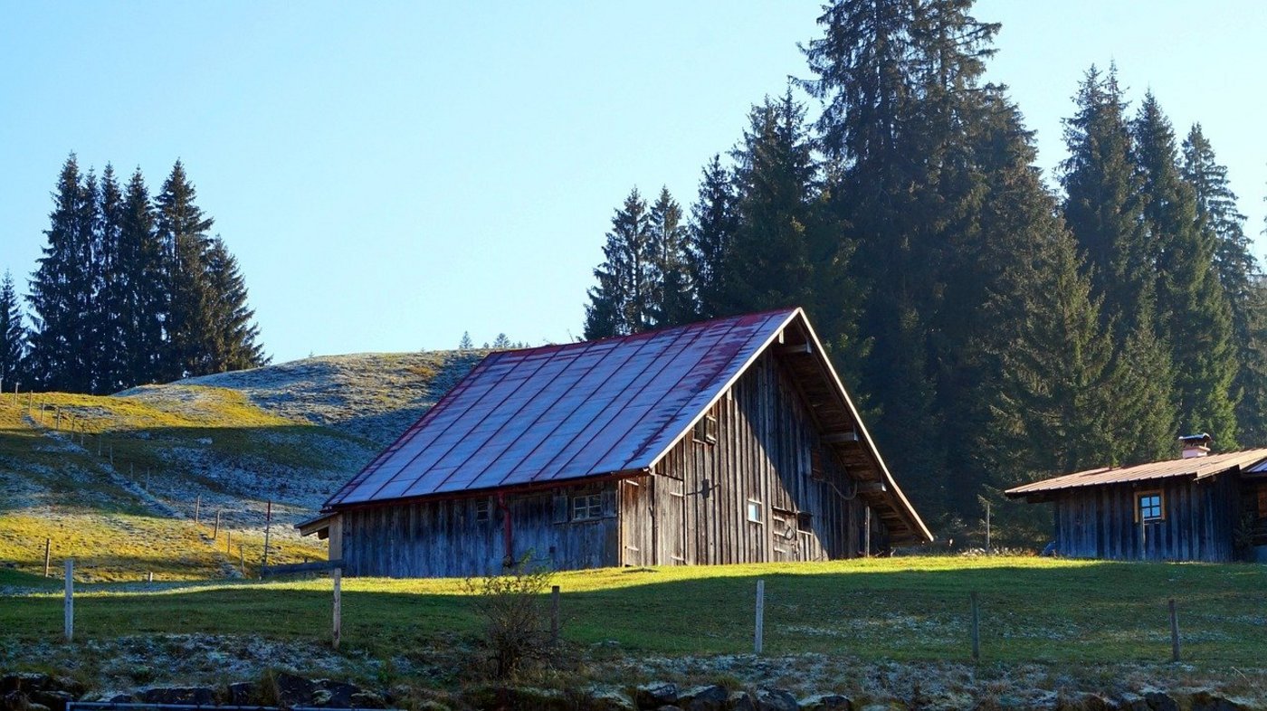 Die Anzahl Bauten ausserhalb der Bauzone und die versiegelte Fläche durch landwirtschaftliche Bauten sollen mit einem Planungsziel stabilisiert werden. (Symbolbild  matthiasboeckel / Pixabay)