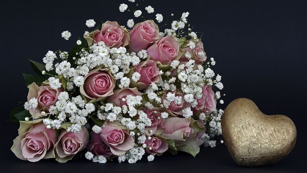 Zum Valentinstag haben  Rosensträusse wieder Hochkonjunktur. (Bild Pixabay)